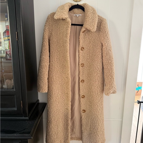 Reformation Ivan Coat- Teddy, Sherpa, Long coat - Picture 2 of 4